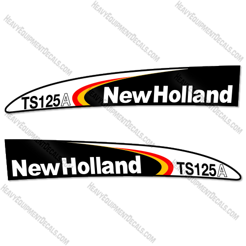  New Holland TS125A Decal Kit Tractor - Aftermarket Kit  125, 125a, decal kit, ts125, ts125a