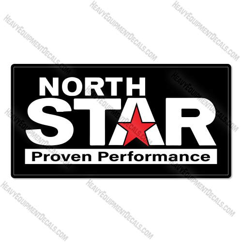 North Star Logo 15 Inches Decal Kit Pressure Cleaner - Aftermarket Kit decal kit