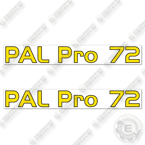 Fits Palfinger PAL Pro 72 Decal Kit Truck 