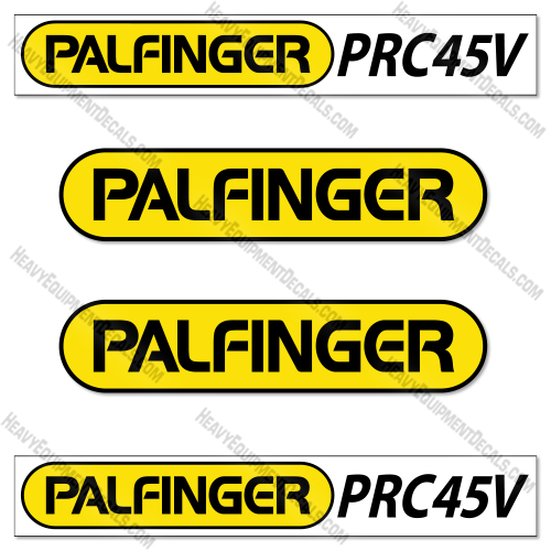 Fits Palfinger PRC45V Decal Kit Compressor 