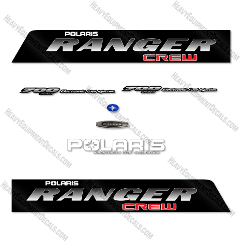 Polaris Ranger 700 Crew 2009 Decal Kit UTV - Aftermarket Kit   decal kit, polaris ranger, 