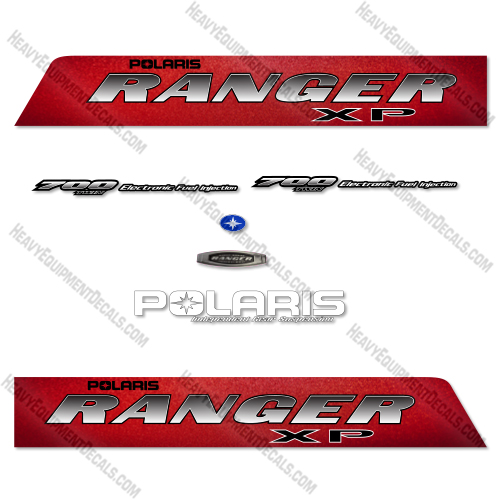 Fits Polaris Ranger 700 XP (2009) Decal Kit UTV- CUSTOM SUNSET RED! 