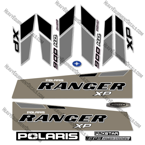 Polaris Ranger 900 XP EPS (2015) Decal Kit UTV - Sandstone - Aftermarket Kit   decal kit, polaris ranger, 