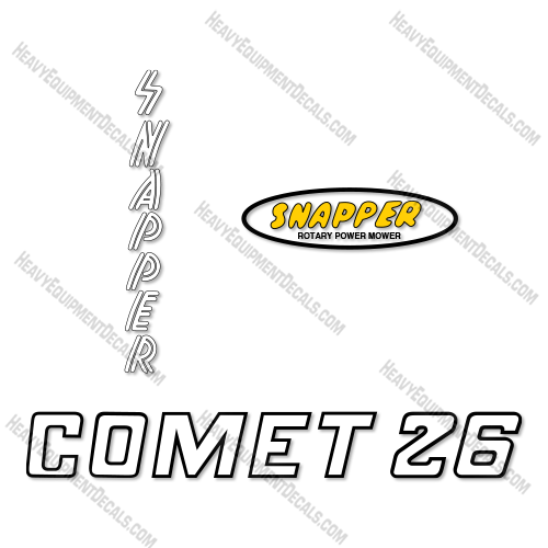 Fits Snapper Comet 30 Decal Kit ) Riding Mower decal kit