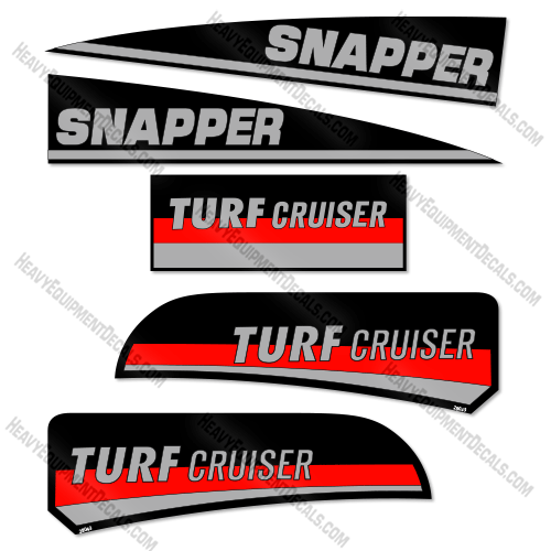 Fits Snapper Turf Cruiser Decal Kit UTV - UVG1621BV decal kit