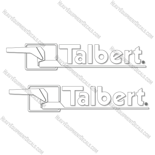 Fits Talbert Trailer 31 inch Logos Decal Kit Trailer  decal kit