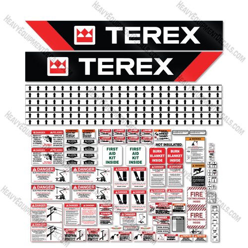 Terex LT40 Decal Kit Bucket Truck- Aftermarket Kit  