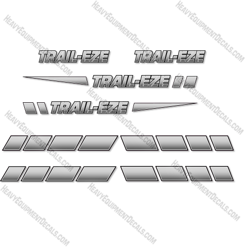 Trail-Eze Custom Kit 3M Reflective Decal Kit Trailer - Aftermarket Kit decal kit, trail eze