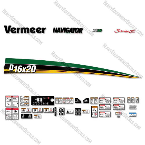 thumbnail image 2 of Vermeer BC1800A Wood Chipper Decal Kit – Aftermarket Replacement Graphics 2 of 6