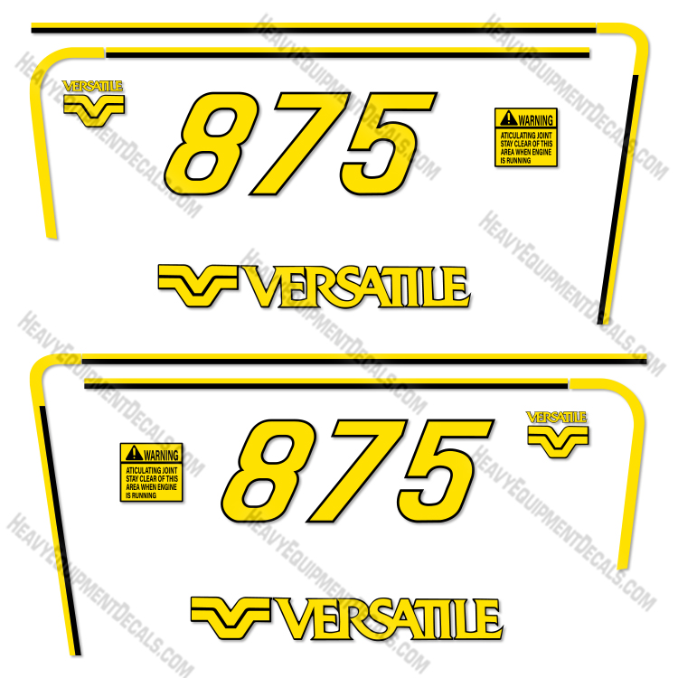 Fits Versatile 875 Decal Kit Tractor   875, decal kit, versatile 