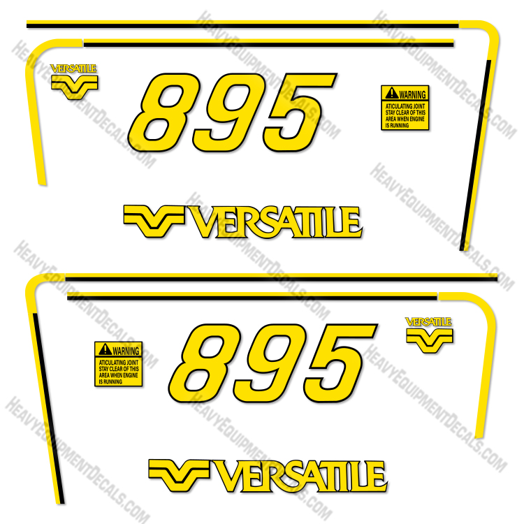 Fits Versatile 895 Decal Kit Tractor 895, decal kit, versatile 