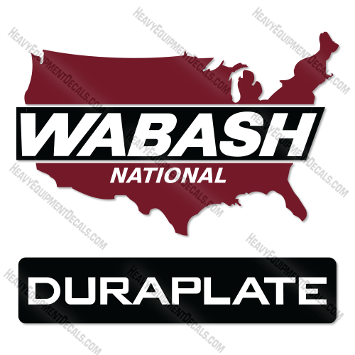 Wabash National Sem Logo Decal truck, semi truck