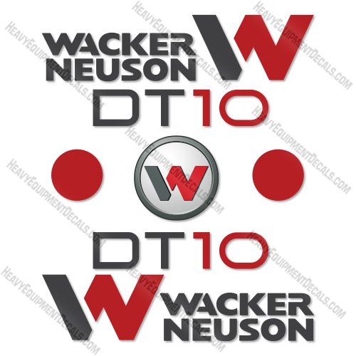Wacker Neuson DT10 Decal Kit Dumper- Aftermarket Kit  