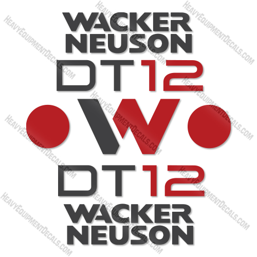 Wacker Neuson DT12 Decal Kit Dumper- Aftermarket Kit  