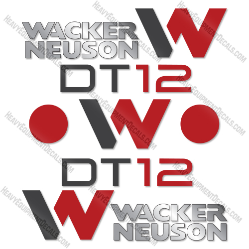 Wacker Neuson DT12P Decal Kit Dumper- Aftermarket Kit   