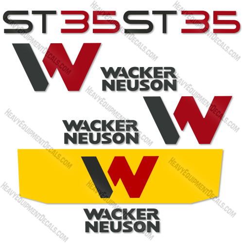 Fits Wacker Neuson ST35 Decal Kit Loader 2020+   