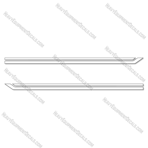 Fits Winnebago Horizon Stripe Decal Kit - 8 FOOT Long - Custom White! decal kit