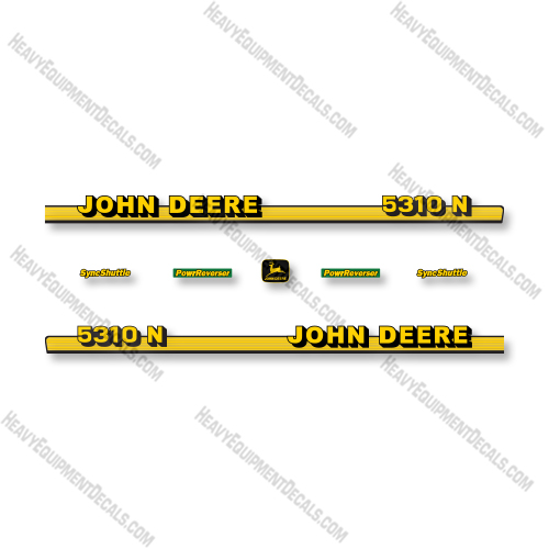 John Deere 5310N Decal Kit Tractor - Aftermarket Kit    decal kit, deere, john deere