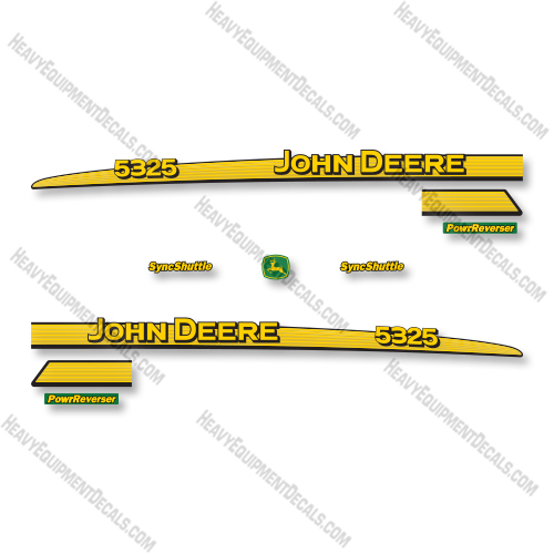 John Deere 5325 Decal Kit Tractor - Aftermarket Kit     decal kit, deere, john deere