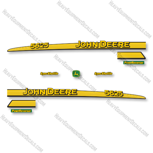 John Deere 5625 Decal Kit Tractor - Aftermarket Kit     decal kit, deere, john deere
