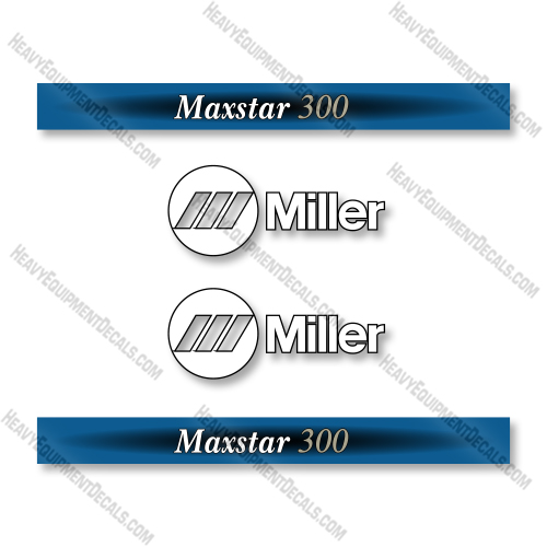 Bobcat Miller Maxstar 300 Decal Kit Generator Welder - Aftermarket Kit decal kit, miller