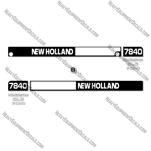 New Holland 7840 Decal Kit Tractor-  Aftermarket Kit    new holland, decal kit