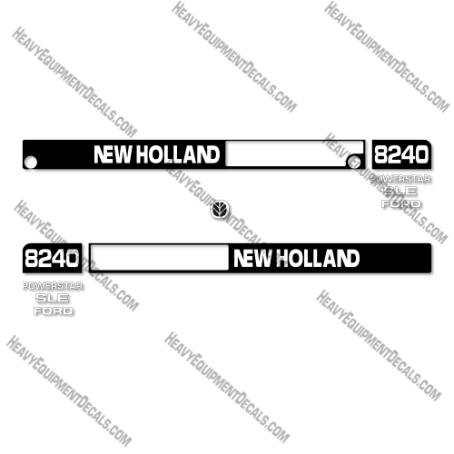 New Holland 8240 Decal Kit Tractor-  Aftermarket Kit     new holland, decal kit