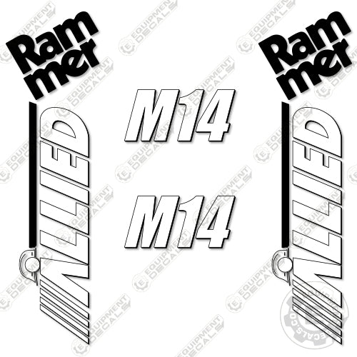 Fits Fits Allied M14 Decal Kit Hammer allied, decal kit, m14, rammer