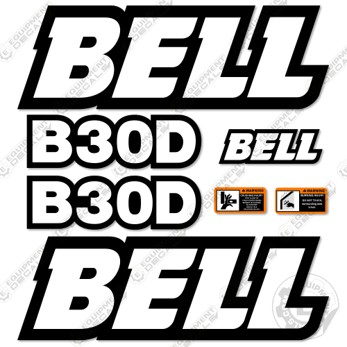 Fits Bell B30D Decal Kit Articulated Dump Truck 30, 30d, b30, b30d, decal kit