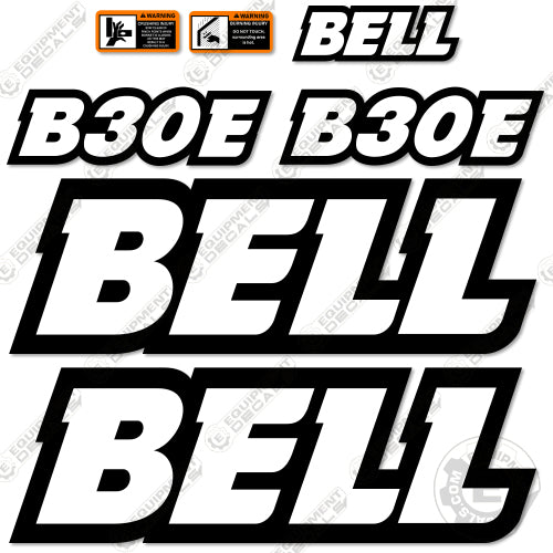 Fits Bell B30E Decal Kit Articulated Dump Truck 30, 30e, b30, b30e, decal kit