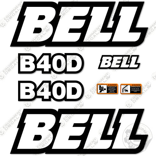 Fits Bell B40D Decal Kit Articulated Dump Truck 40, 40-d, 40d, b-40, b40, b40-d, b40d, decal kit