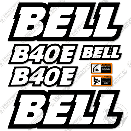 Fits Bell B40E Decal Kit Articulated Dump Truck 40, 40e, b40, b40e, decal kit