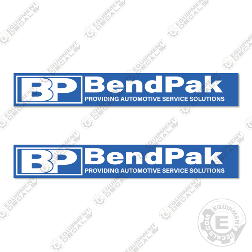 Fits Bendpak Car Lift Logo Decals - 17" 425, decal kit, RS425, RS425C