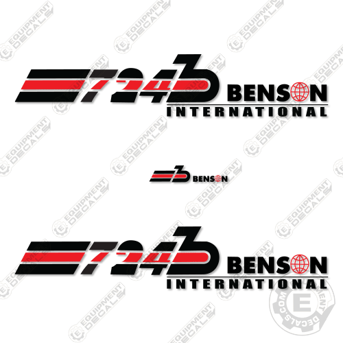 Fits Benson International 724 Decal Kit Flatbed Replacement Stickers 45" 724, b, decal kit
