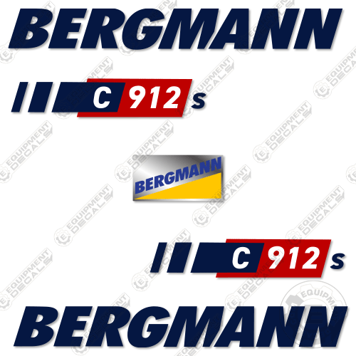 Fits Bergmann C912S Decal Kit Site Dumper 912, 912s, c912, c912s, decal kit