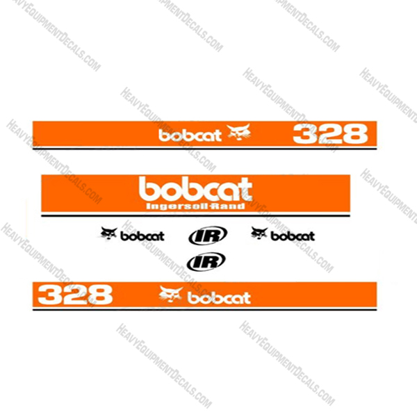 Bobcat 328 Mini Excavator Decals 