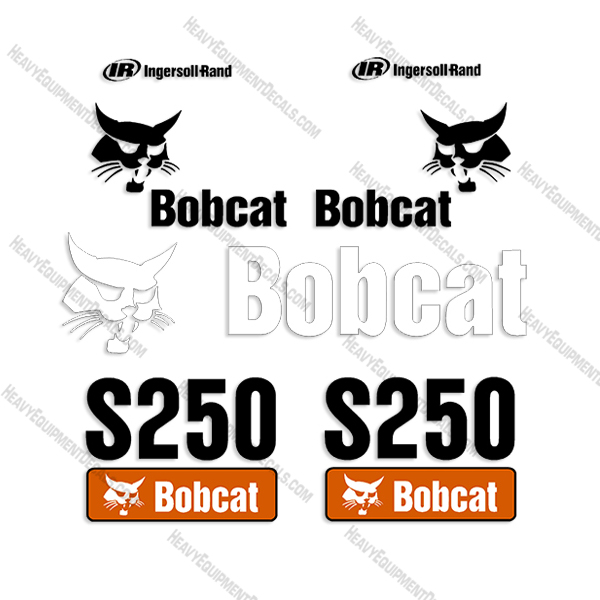 Bobcat S250 Decal Kit INCR10Aug2021
