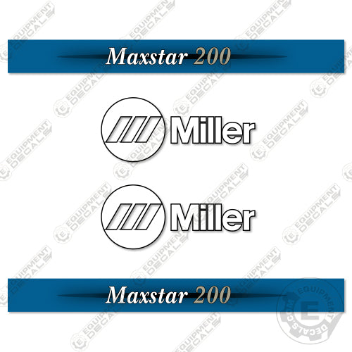 Fits Bobcat Miller Maxstar 200 Decal Kit Generator Welder 200, decal kit