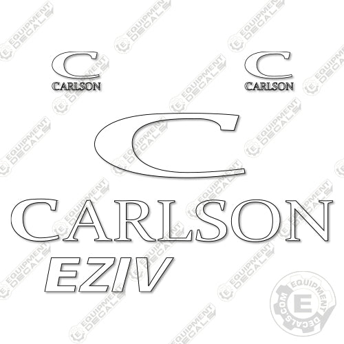 Fits Carlson EZIV Decal Kit Paver Front End Screed decal kit, ez4
