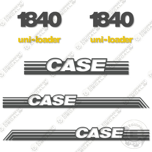 Fits Case 1840 Decal Kit Skid Steer 1840, decal kit