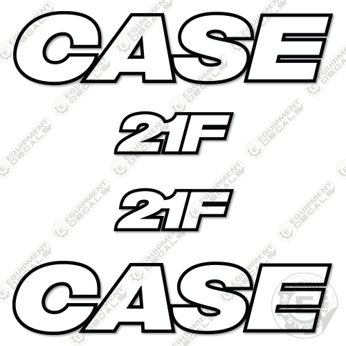 Fits Case 21F Skid Steer Decal Kit (3M REFLECTIVE!) 21, 21f, decal kit, skidsteer