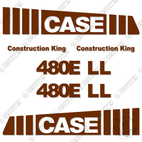 Fits Case 480E LL Decal Kit Backhoe 480, 480e, 480ell, decal kit, k, superk