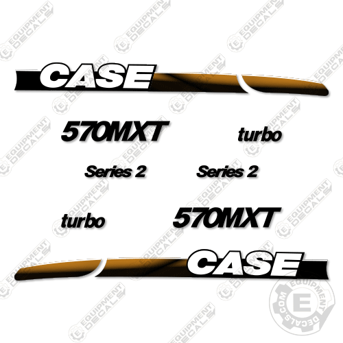 Fits Case 570MXT Series 2 Decal Kit Backhoe 570, 570m, 570mxt, case, decal kit, skip loader, xt