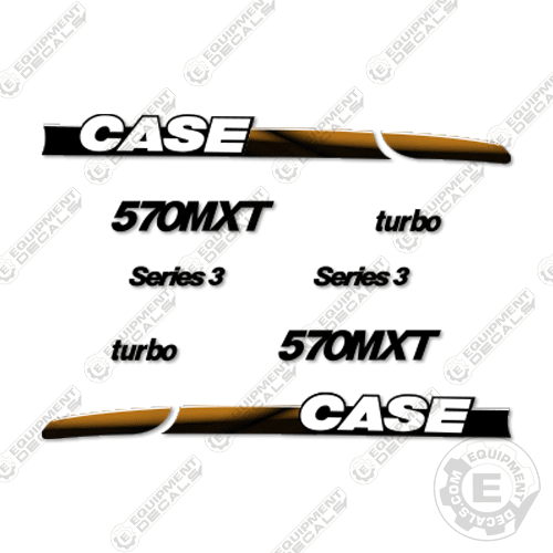 Fits Case 570MXT Series 3 Decal Kit Backhoe 570, 570m, 570mxt, case, decal kit, skip loader, xt