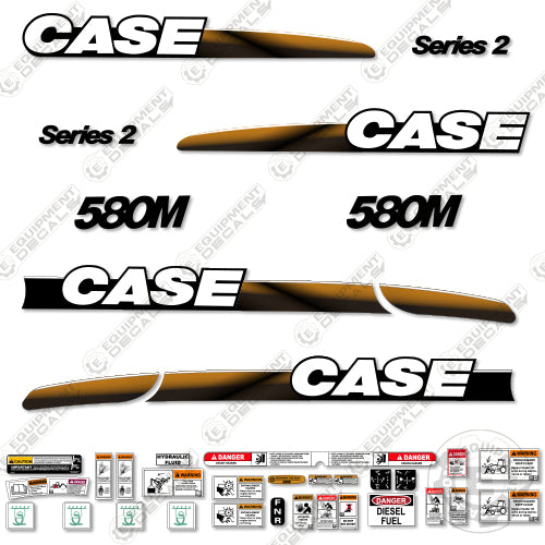 Fits Case 580M Decal Kit Series 2 BackHoe Loader (NON EXTENDAHOE VERSION) 580, 580-m, 580m, decal kit