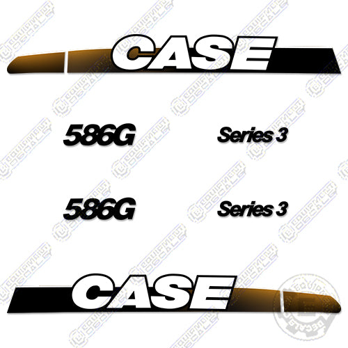 Fits Case 586G Decal kit Forklift 588-g, 588g, decal kit, john deere