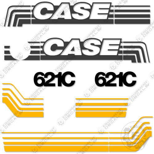 Fits Case 621C Decal Kit Wheel Loader 621, 621-c, 621c, case, decal kit, wheel loader