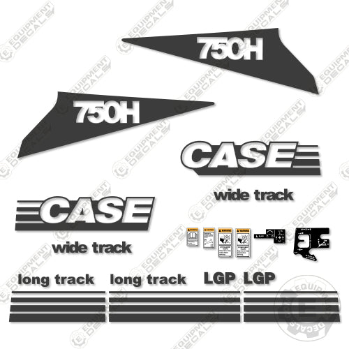 Fits Case 750H Decal kit Dozer 750, 750-h, 750h, decal kit