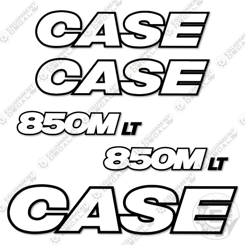 Fits Case 850M LT Decal Kit Dozer - 3M REFLECTIVE! 850, 850m, decal kit, wt