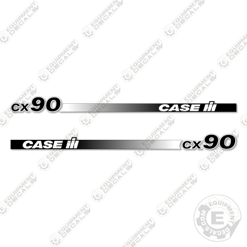 Fits Case CX90 Decal Kit Tractor (Straight Stripes) 90, cx-90, cx90, decal kit
